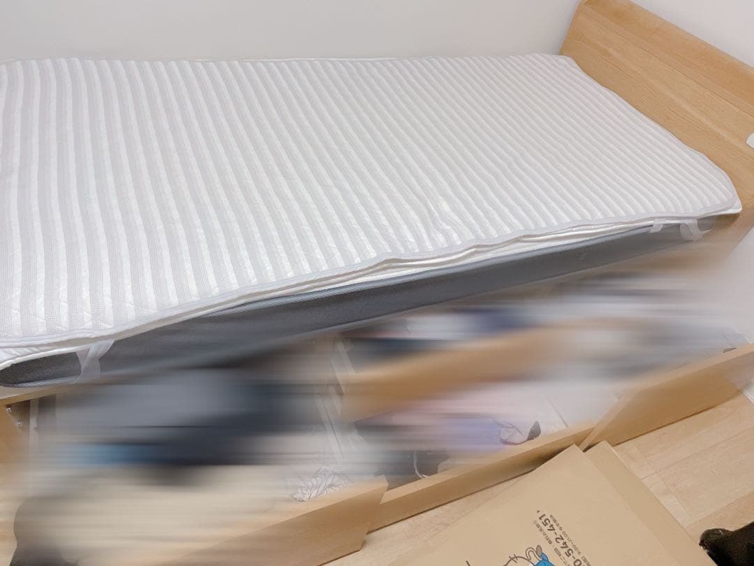 ニトリベッド Nジオ 人気No.1 マットレス・未使用敷パット付き