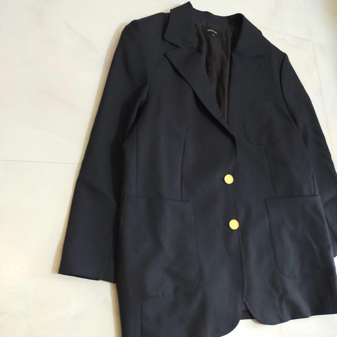 アンタイトル　UNTITLED オックスブレザー 紺ブレ　大きいサイズ
