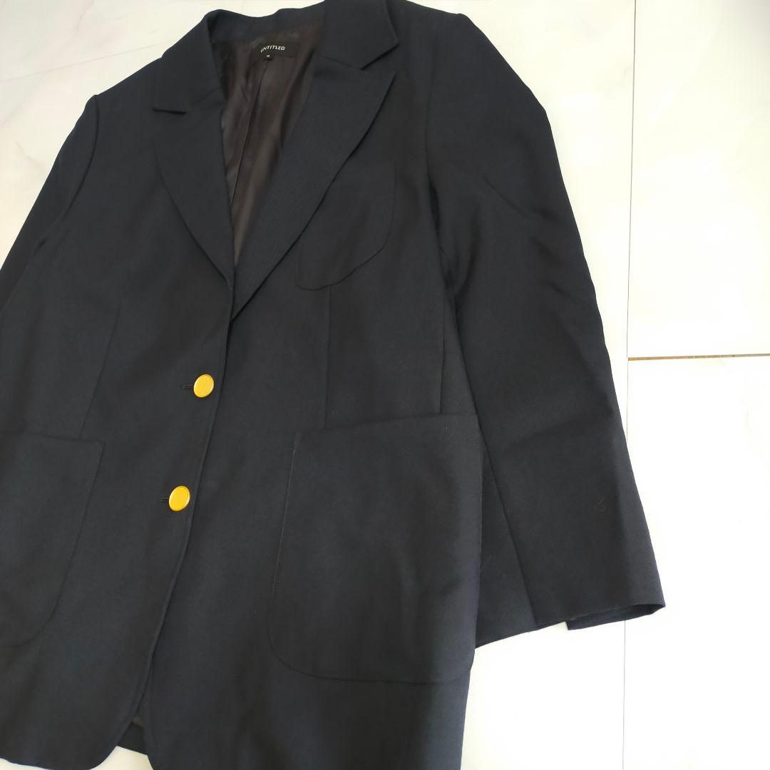 アンタイトル　UNTITLED オックスブレザー 紺ブレ　大きいサイズ