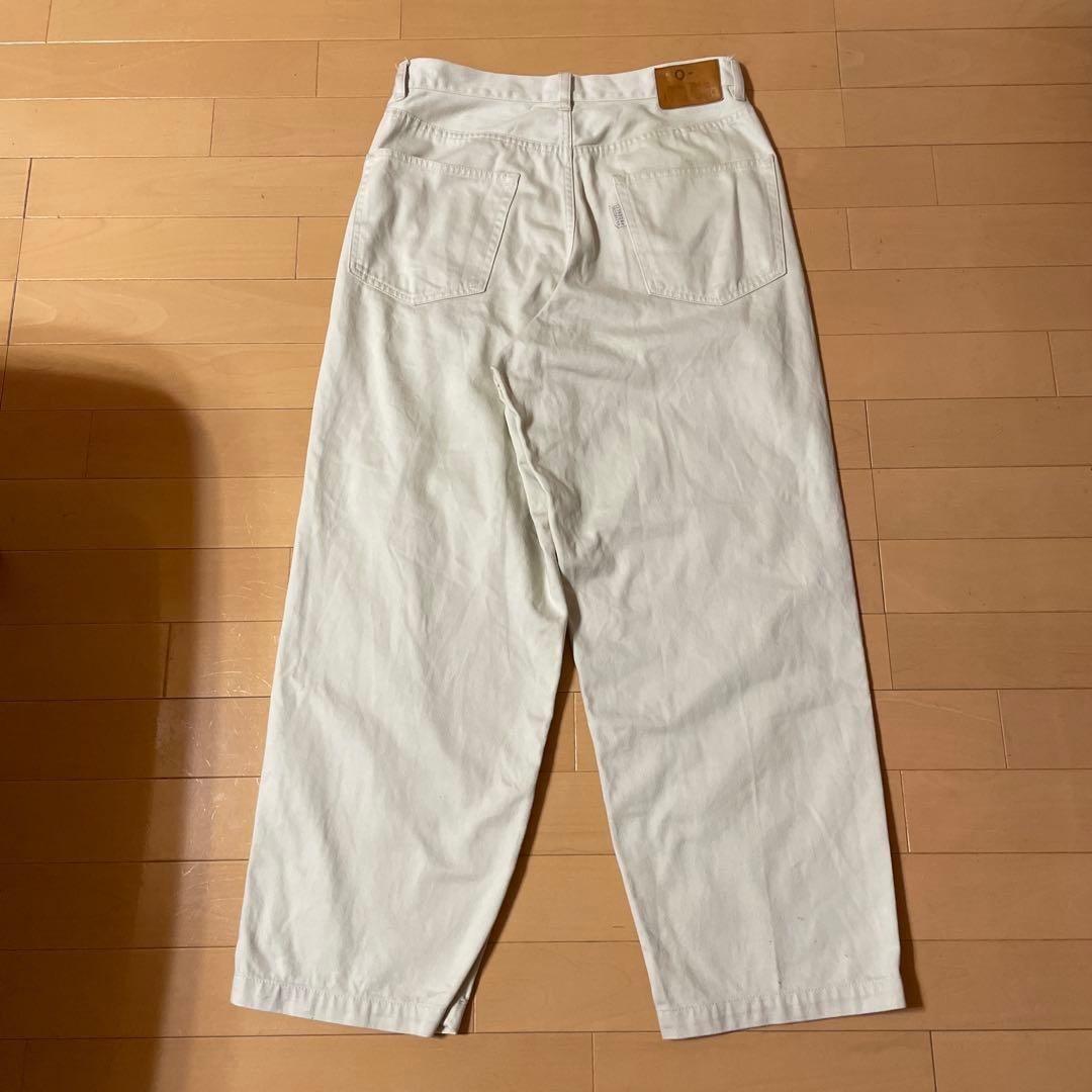 ち*る様 o- レイチョウルイラボ ホワイト チノパン サイズ32