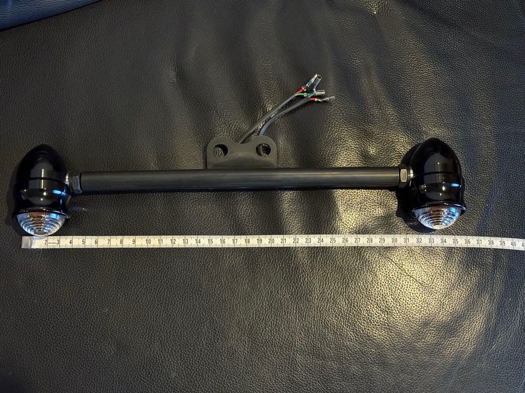 ミスミエンジニアリング スポーツスター用 ウィンカー ブラック 2本配線付き