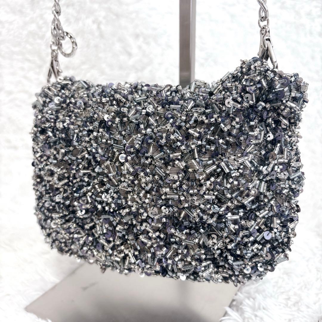 アンテプリマ　2way ワイヤーバッグ　ターンロック　シルバー