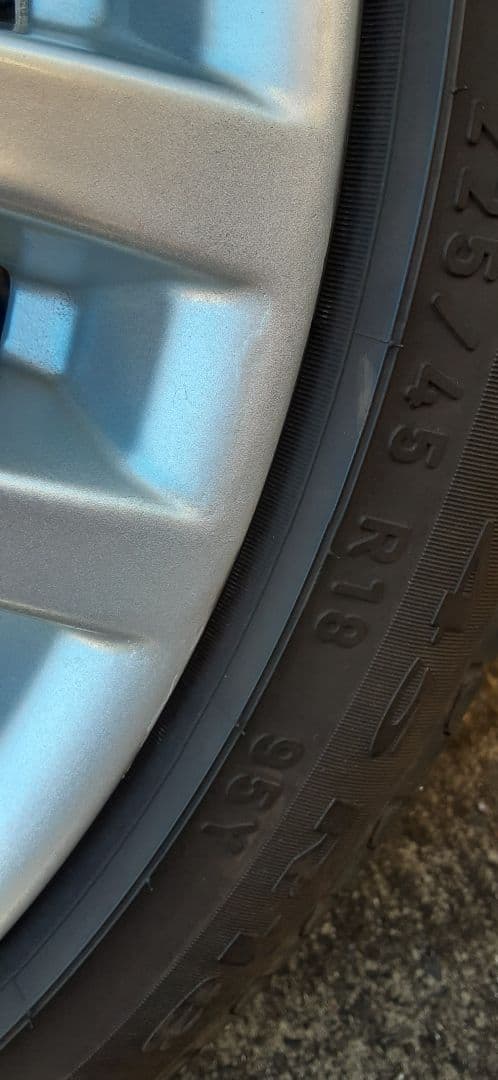  純正+ Pirelli P7 225/45R18 1本 フロントセット②