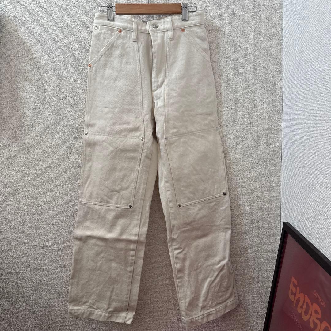 TANAKA アイボリー ワークパンツ