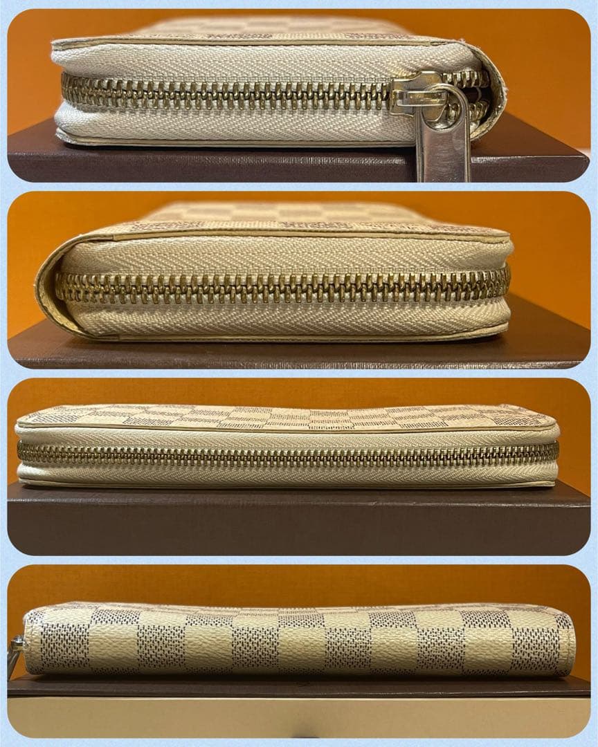 【極美品】ルイヴィトン ダミエ アズール ジッピー 長財布