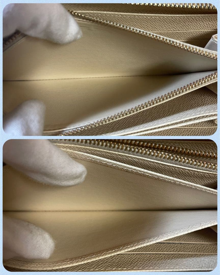 【極美品】ルイヴィトン ダミエ アズール ジッピー 長財布