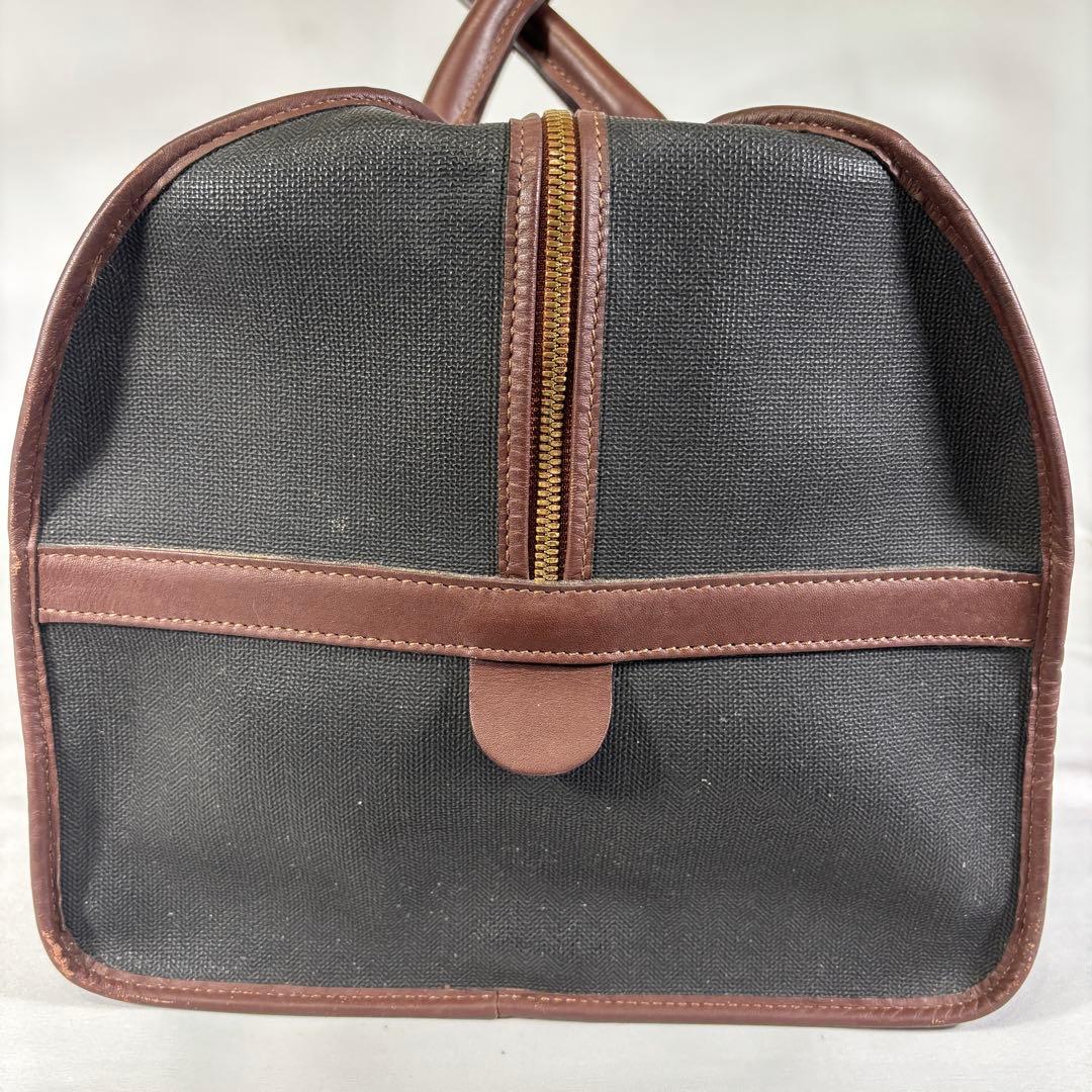 ダンヒル dunhill ボストンバッグ 旅行カバン 南京錠 大容量 ブラウン