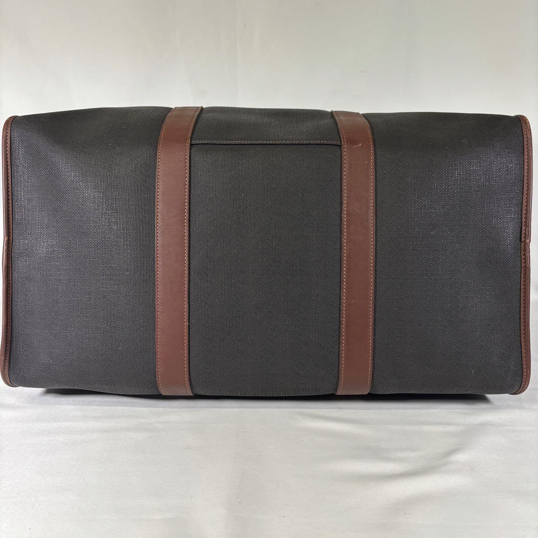 ダンヒル dunhill ボストンバッグ 旅行カバン 南京錠 大容量 ブラウン