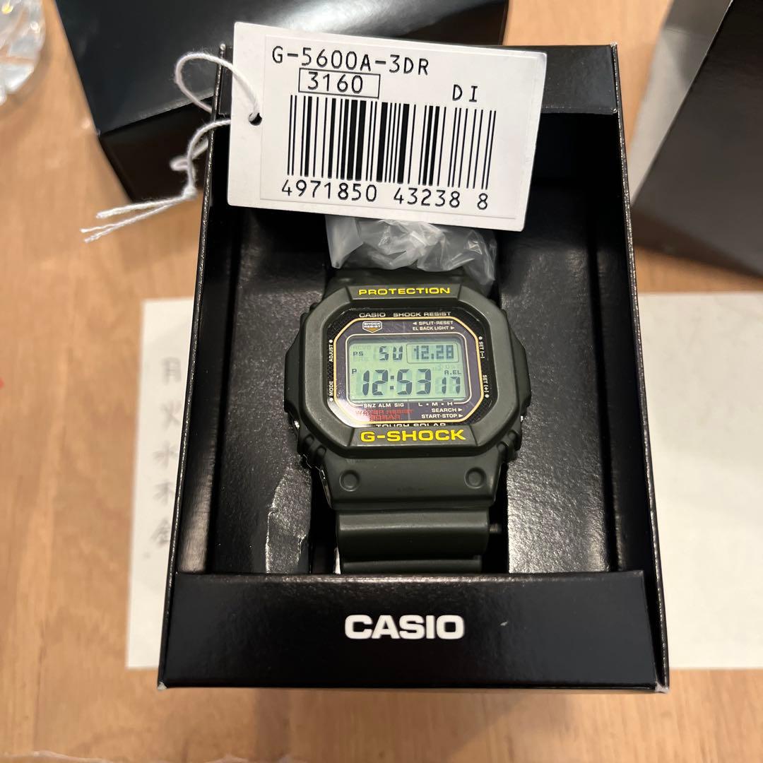 【未使用】CASIO G-SHOCK G-5600A-3DR 腕時計