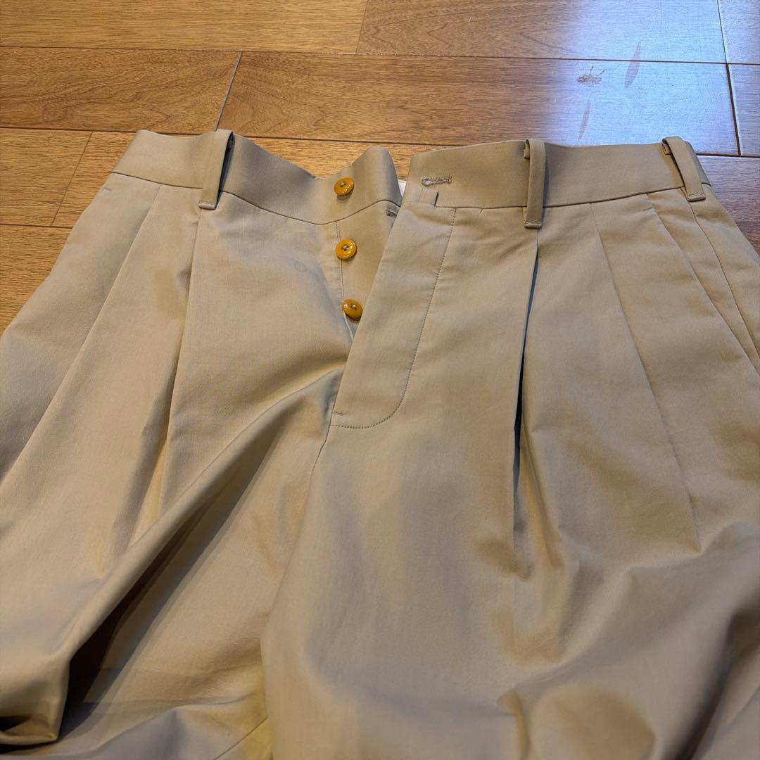 MAATEE&SONS ベージュ スラックス