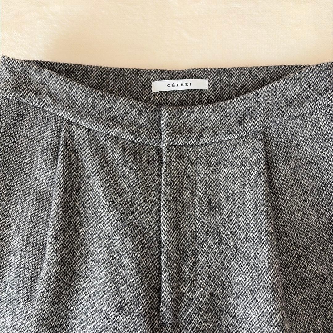 美品★Deuxieme Classe セルリCELERI TWEED パンツ34