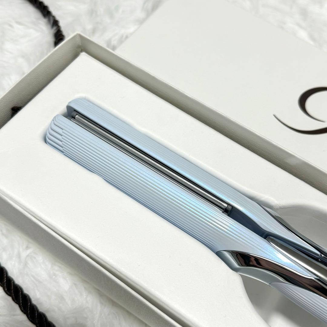 【新品同様】 リファ ストレートアイロン プロ RE-AT ホワイト 水色