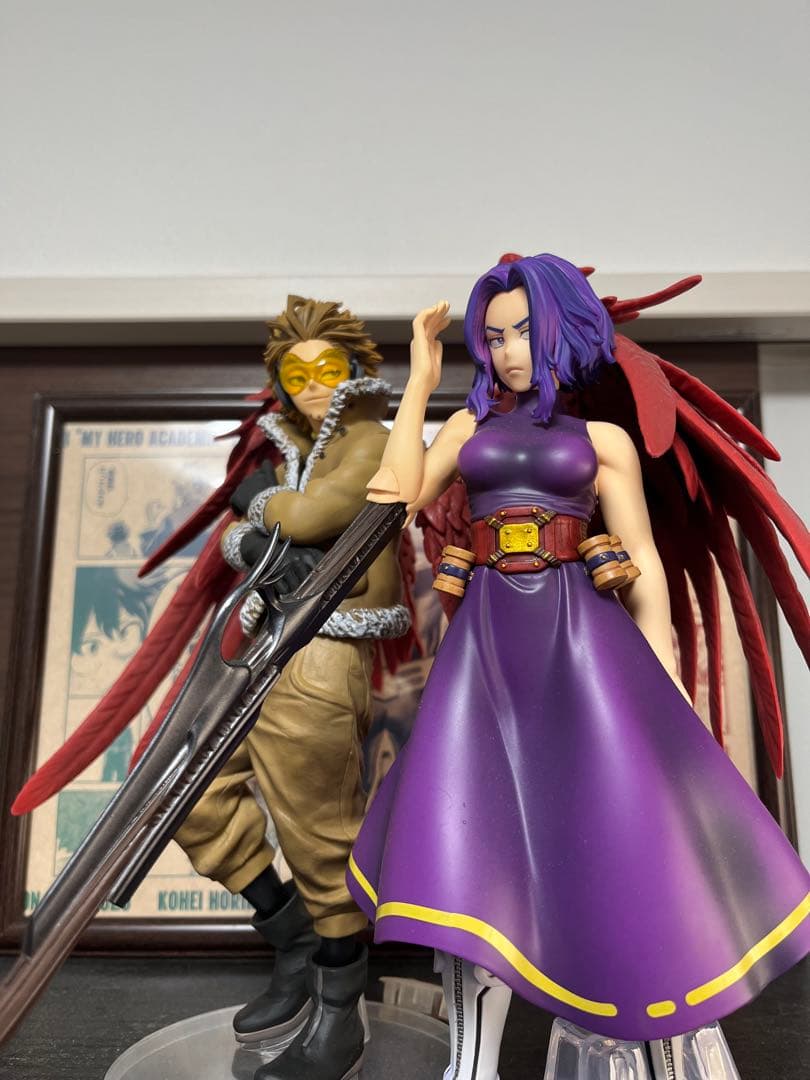 僕のヒーローアカデミア　ヒロアカ　一番くじ　ホークス　ナガン　フィギュア
