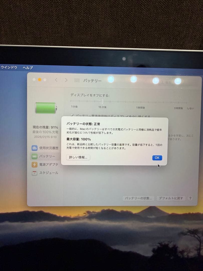 【ほぼ未使用品】Apple Macbook Air M1 13インチ