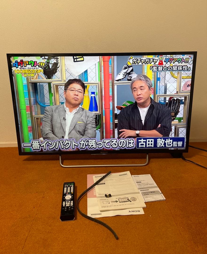 SONY 40V型 液晶テレビ BRAVIA KJ-40W700C 動画アプリ○