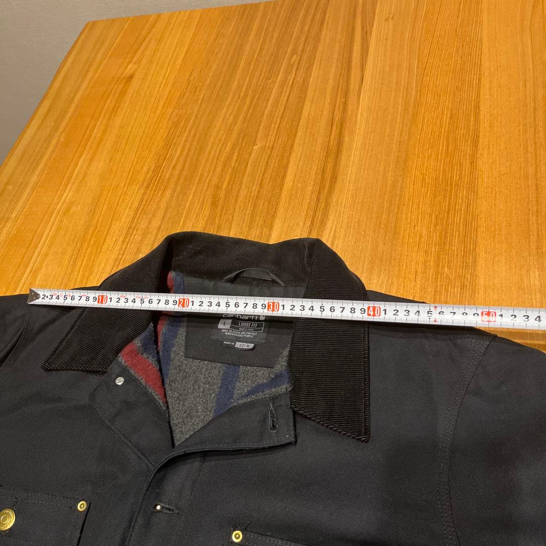 べ*と様 carhartt カーハート　ミシガン　チョアコート 黒 カバーオール