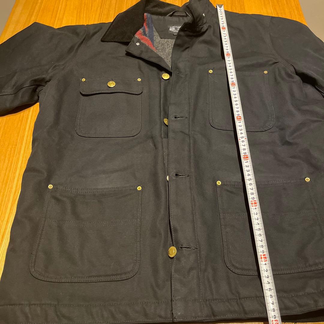 べ*と様 carhartt カーハート　ミシガン　チョアコート 黒 カバーオール