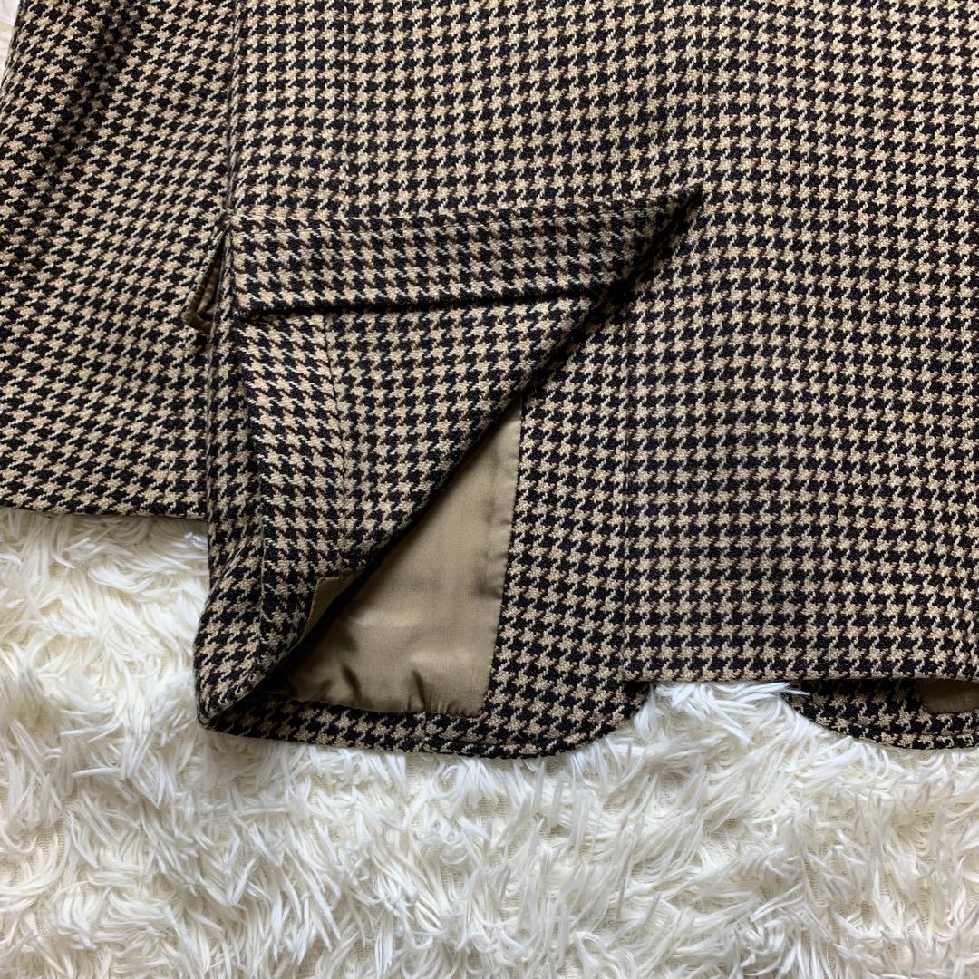 2ピース 千鳥柄 ヴァンヂャケット テーラードジャケット ジレ ベスト