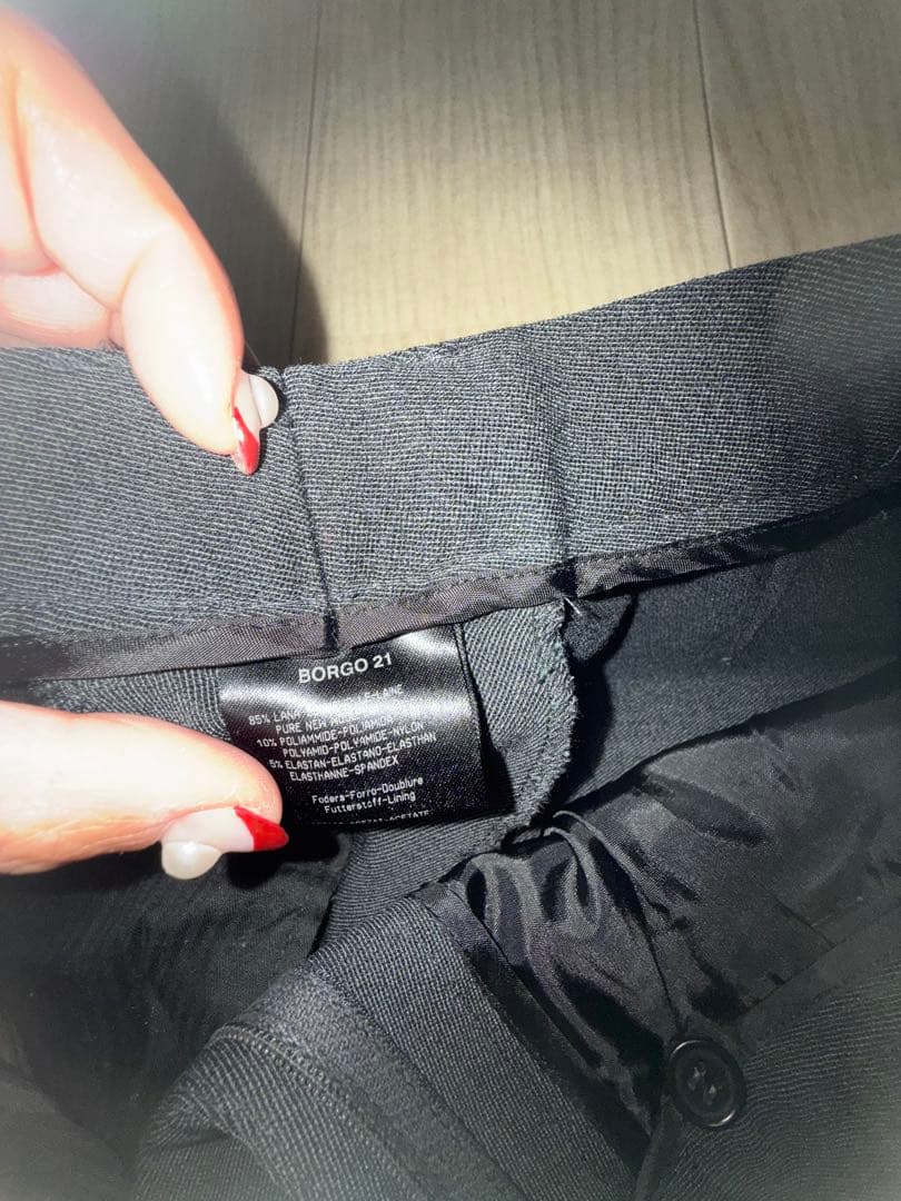 Giorgio Armani ブラック スラックス　美品