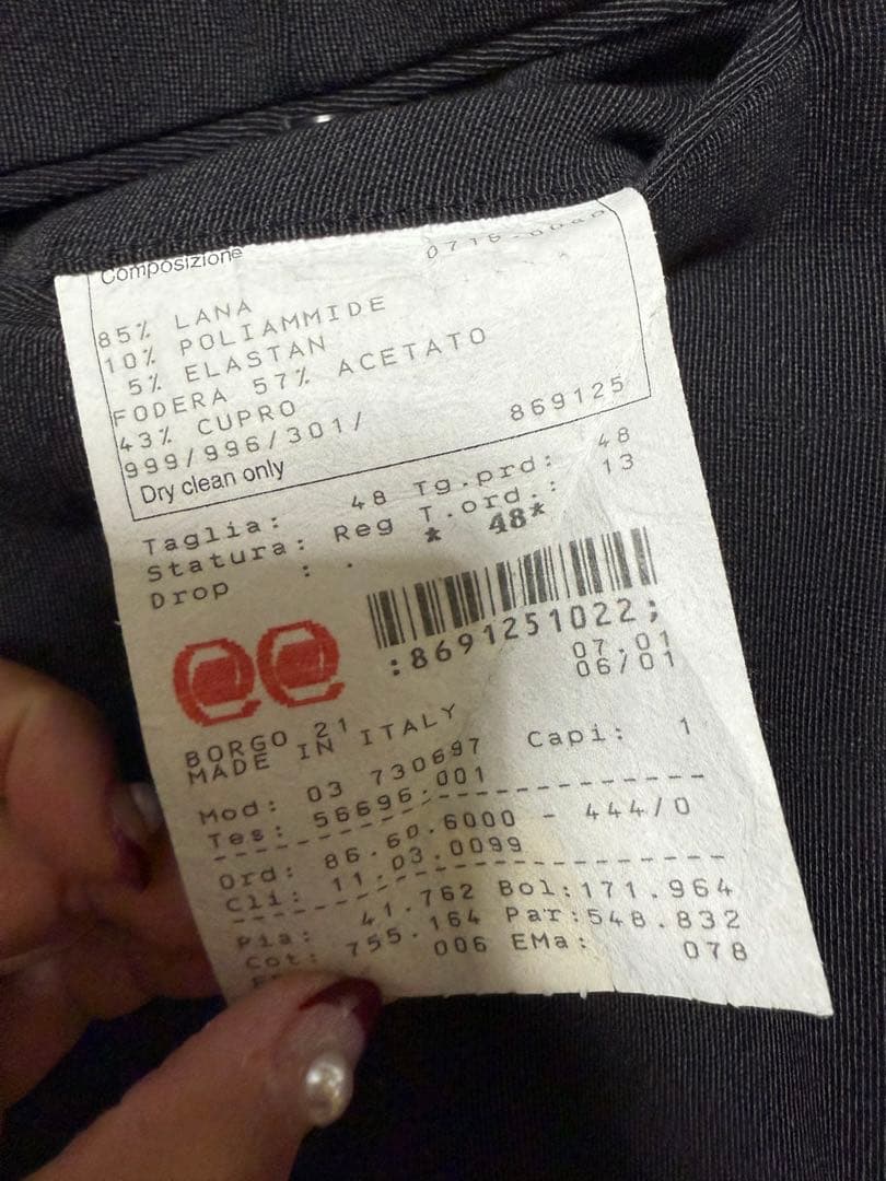 Giorgio Armani ブラック スラックス　美品