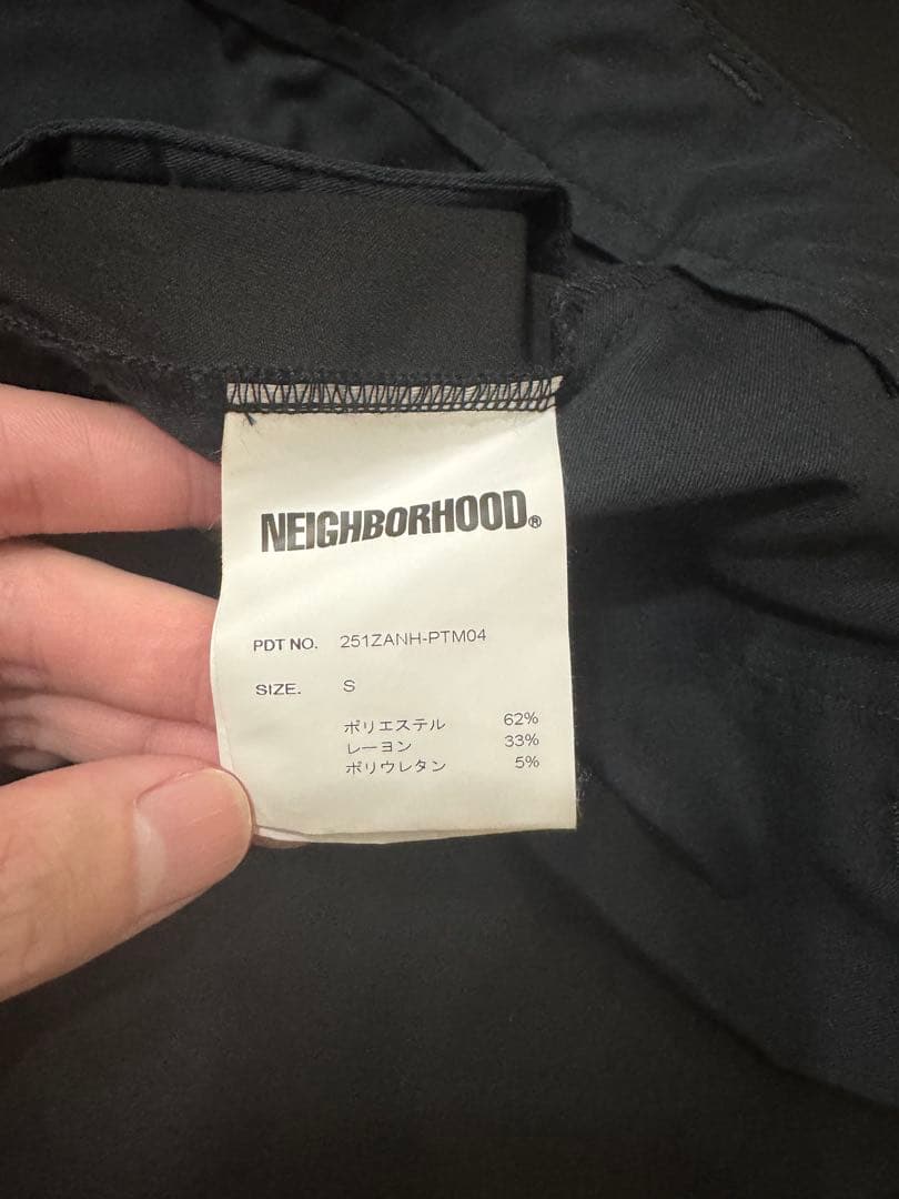 NEIGHBORHOOD TR2タックテーパードスラックス