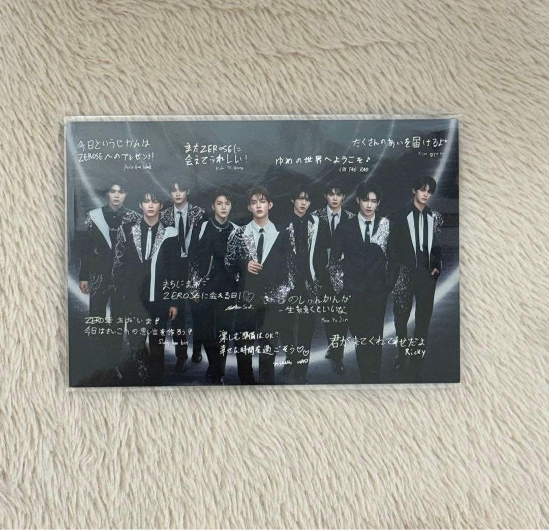 zerobaseone 1等　サイン入りポストカード