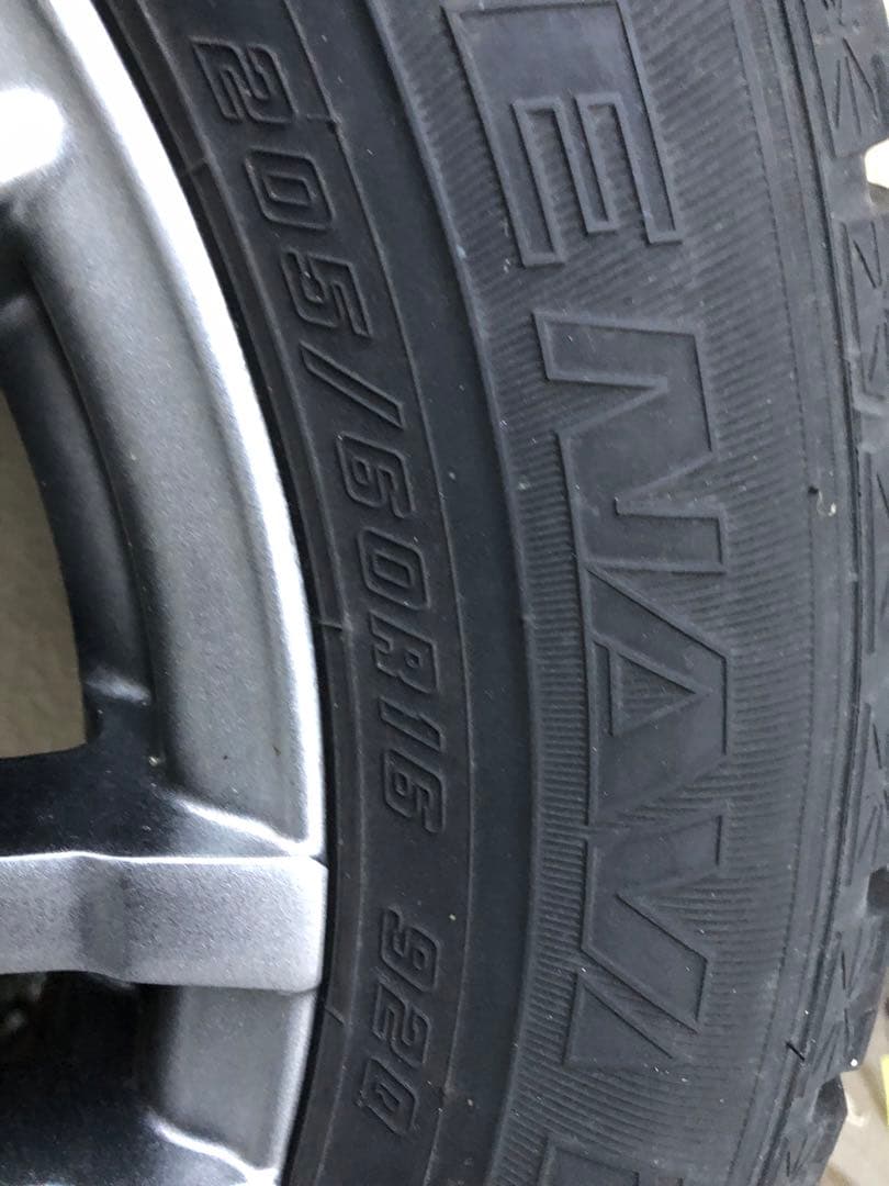 16インチ スタッドレスタイヤ アルミホイールセット　4本　アイスナビ