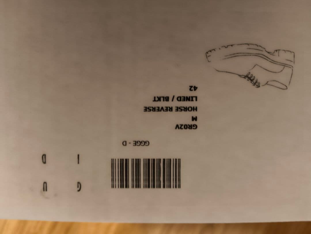 【新品未使用】guidi グィディ BIG DADDY SHOES サイズ42