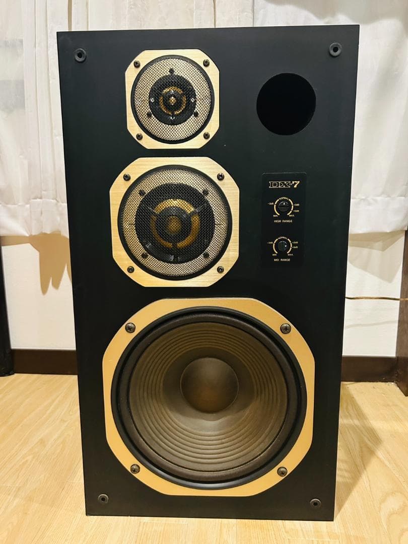 【右】CORAL（コーラル） DX-7 スピーカーペア　バスレフ　3way