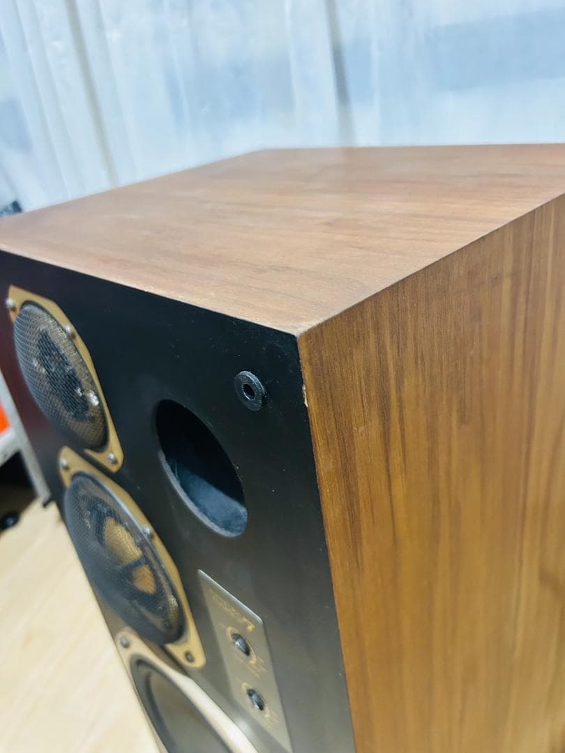 【右】CORAL（コーラル） DX-7 スピーカーペア　バスレフ　3way