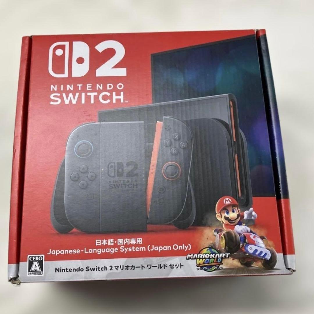 スイッチ2開封済みです。 おまけソフトポケモンza マリオカートワールド