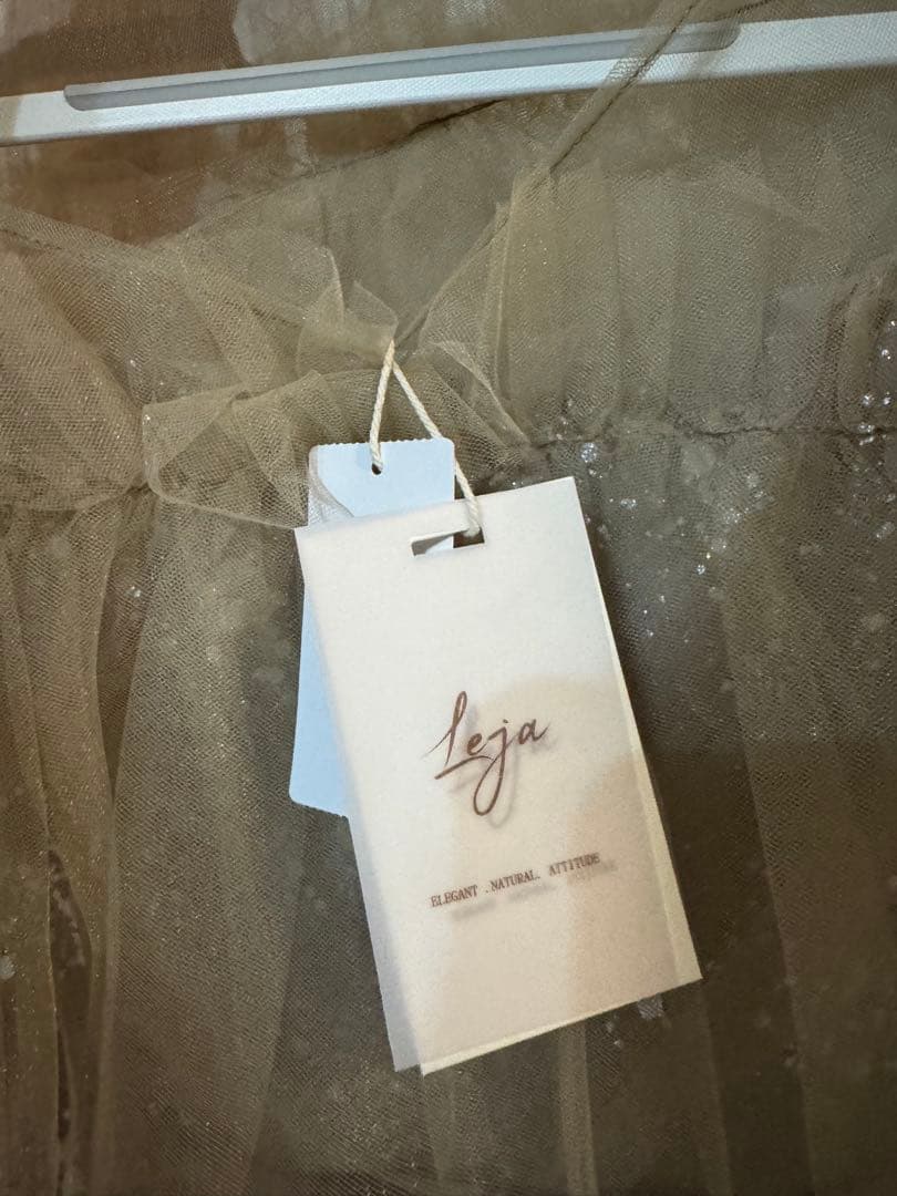 LEJAチュールフリルボレロペイントマーメイドドレスワンピース2点セット　新品