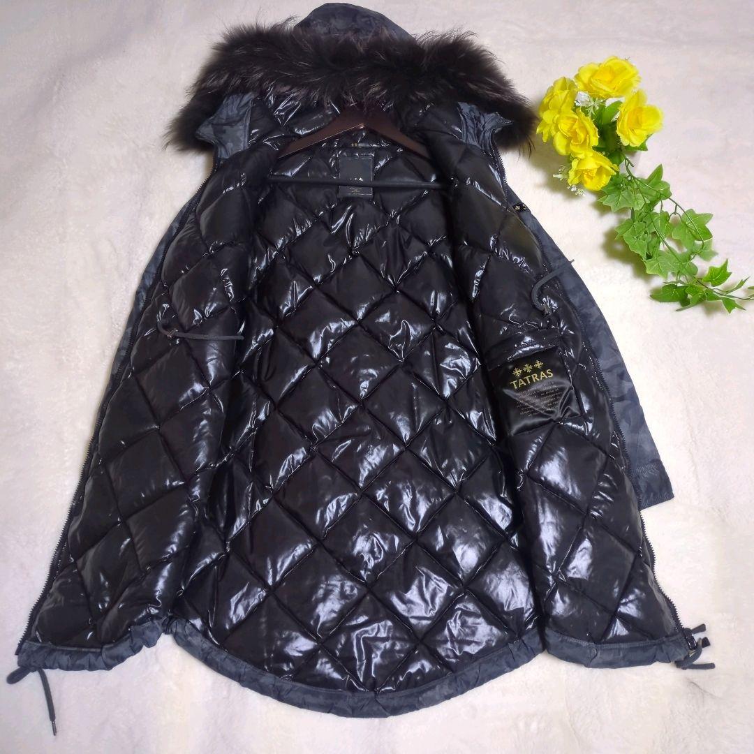 【美品】 タトラス ダウンモッズコート 迷彩 カモフラ キルティング 3