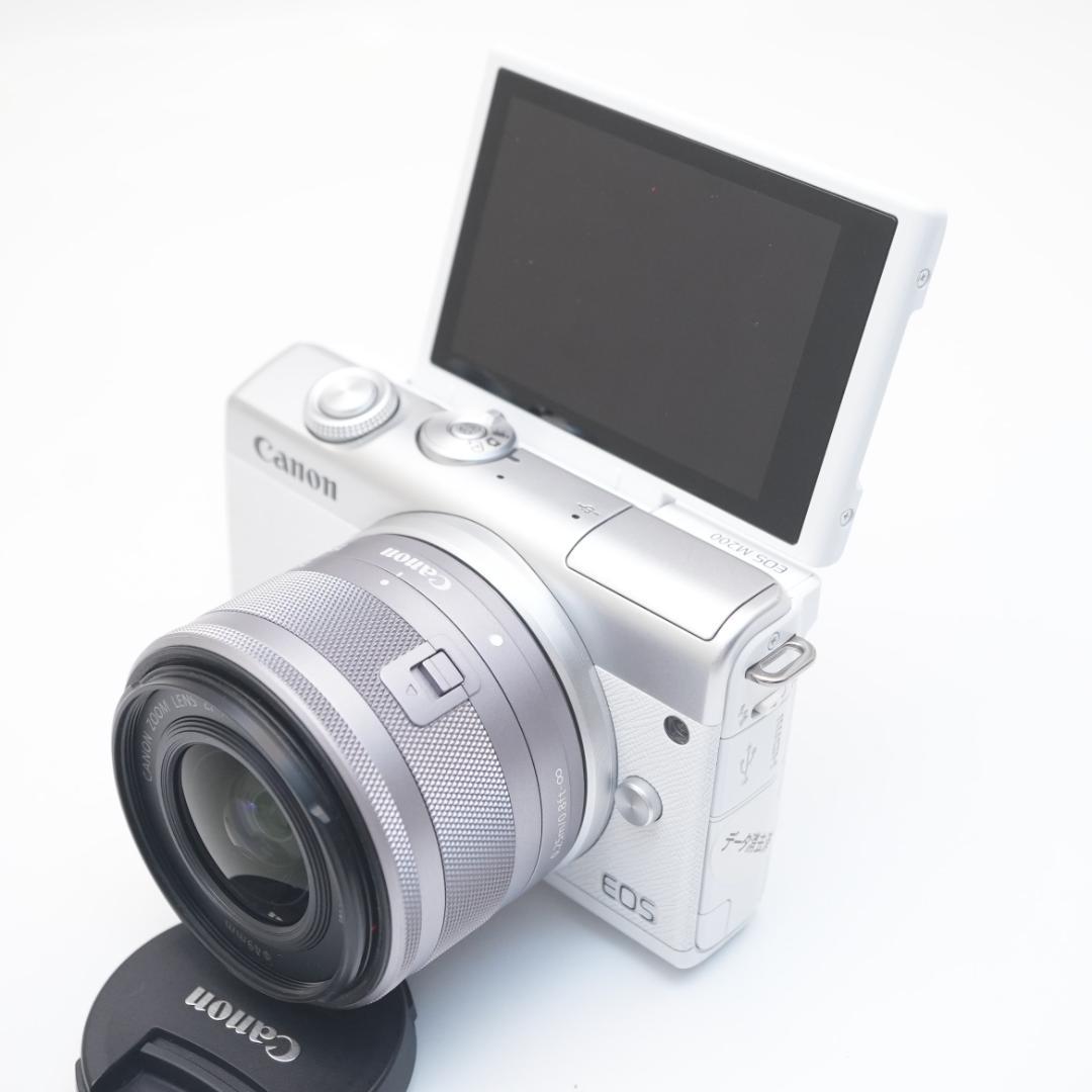 スマホ転送機能付♪キヤノン EOS M200ホワイト