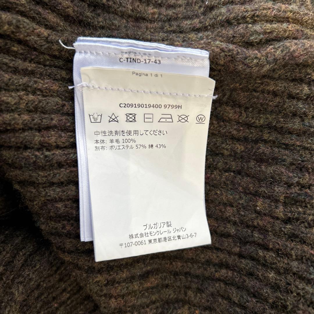 MONCLER モンクレール ミリタリーポケット クルーネックニットセーター