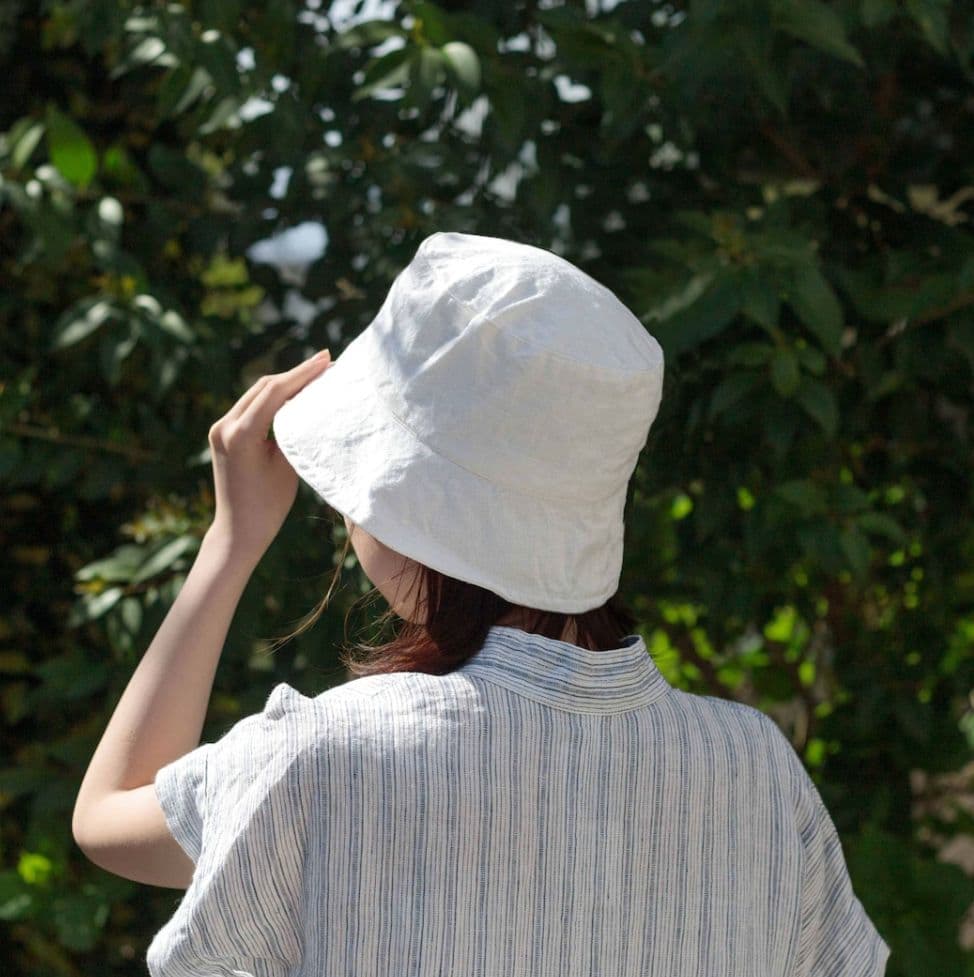 新品未使用 Lino e Lina SW040 バケットハット ホワイト ブラン