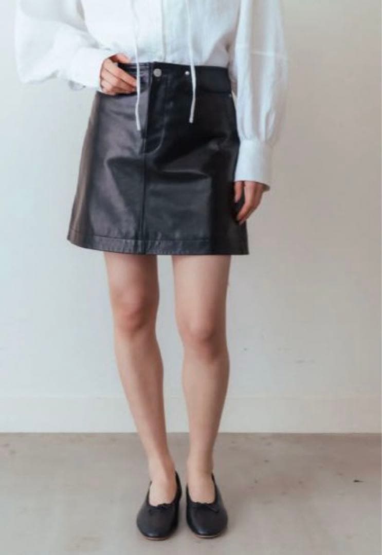 【美品】 THE SHINZONE LEATHER SKIRT