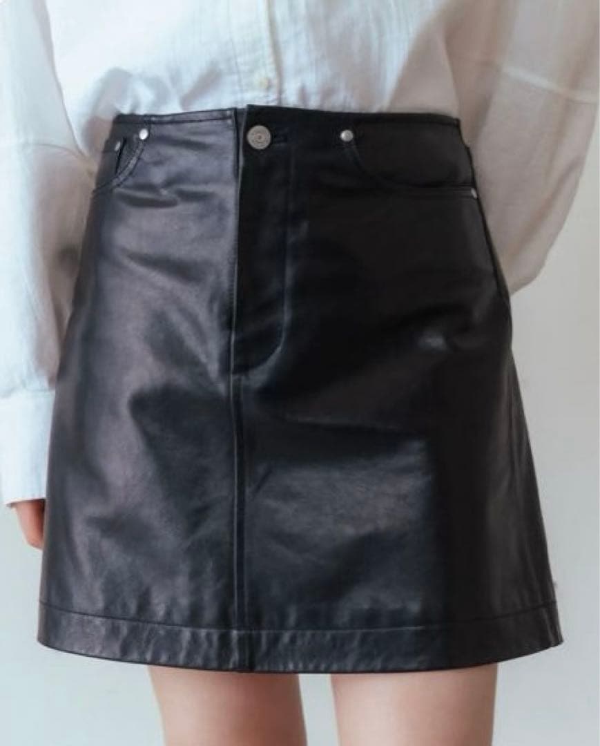 【美品】 THE SHINZONE LEATHER SKIRT