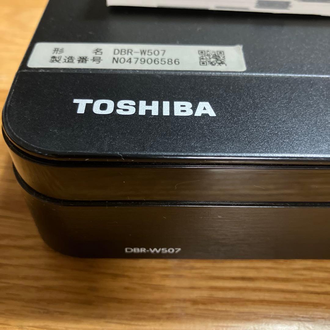 TOSHIBAレグザブルーレイ　DBR-W507