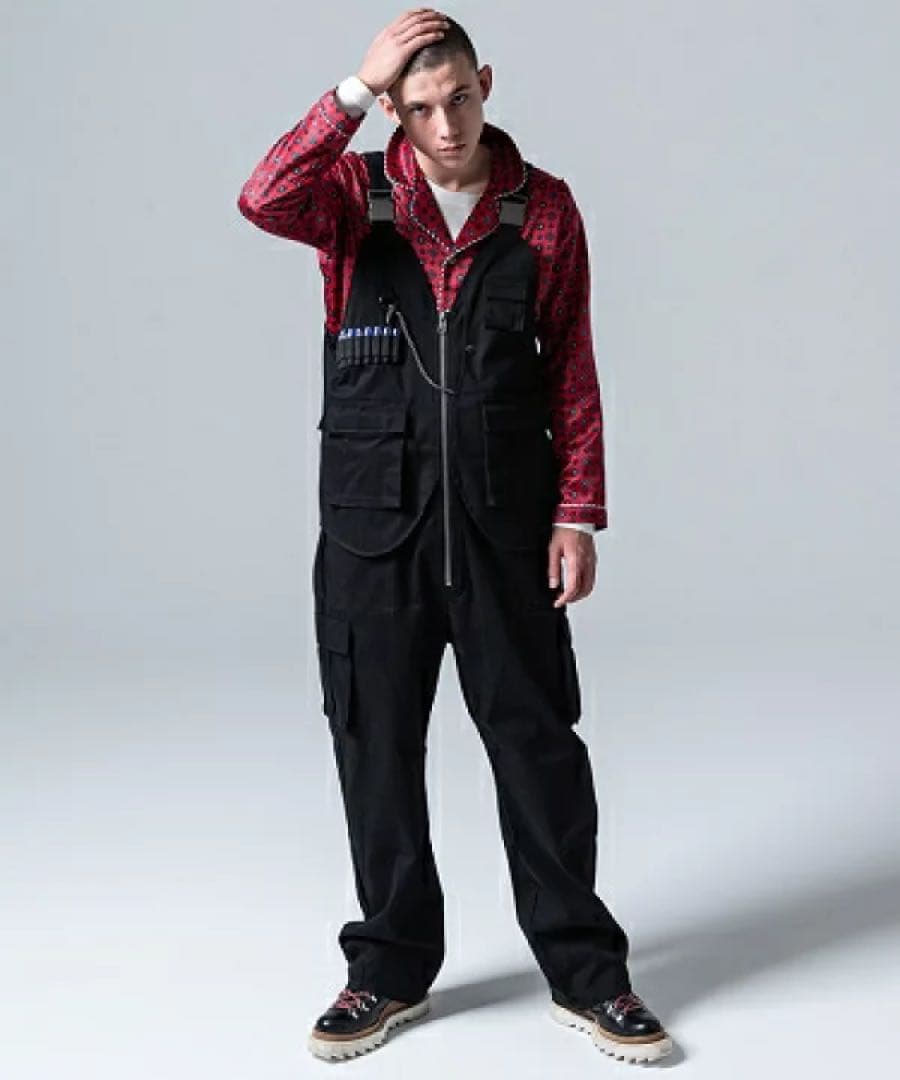 【美品レア入手困難】glamb(グラム)RK cameraman overall