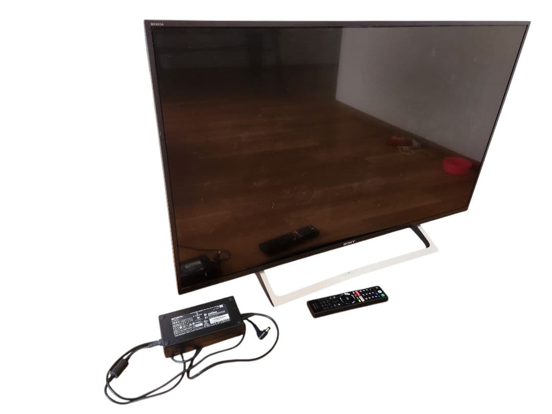 Sony 液晶テレビ 本体 + リモコン付き　KJ-43X8000E ジャンク