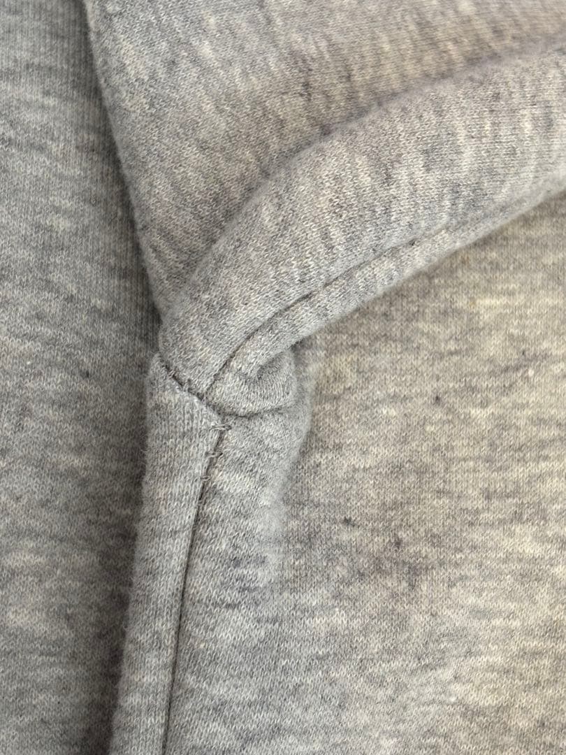 ティアードデザイン裏起毛長袖ワンピース（グレー）