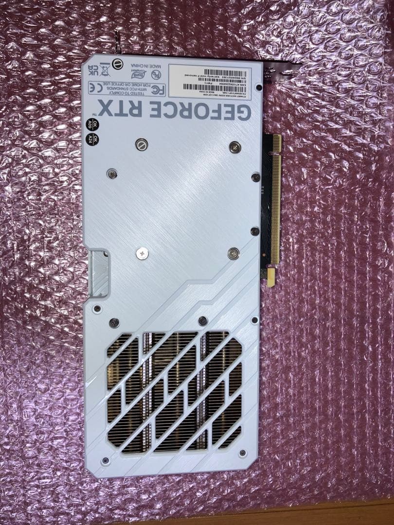 PALIT GEFORCE RTX 4060 Ti 8GB 白　ホワイト