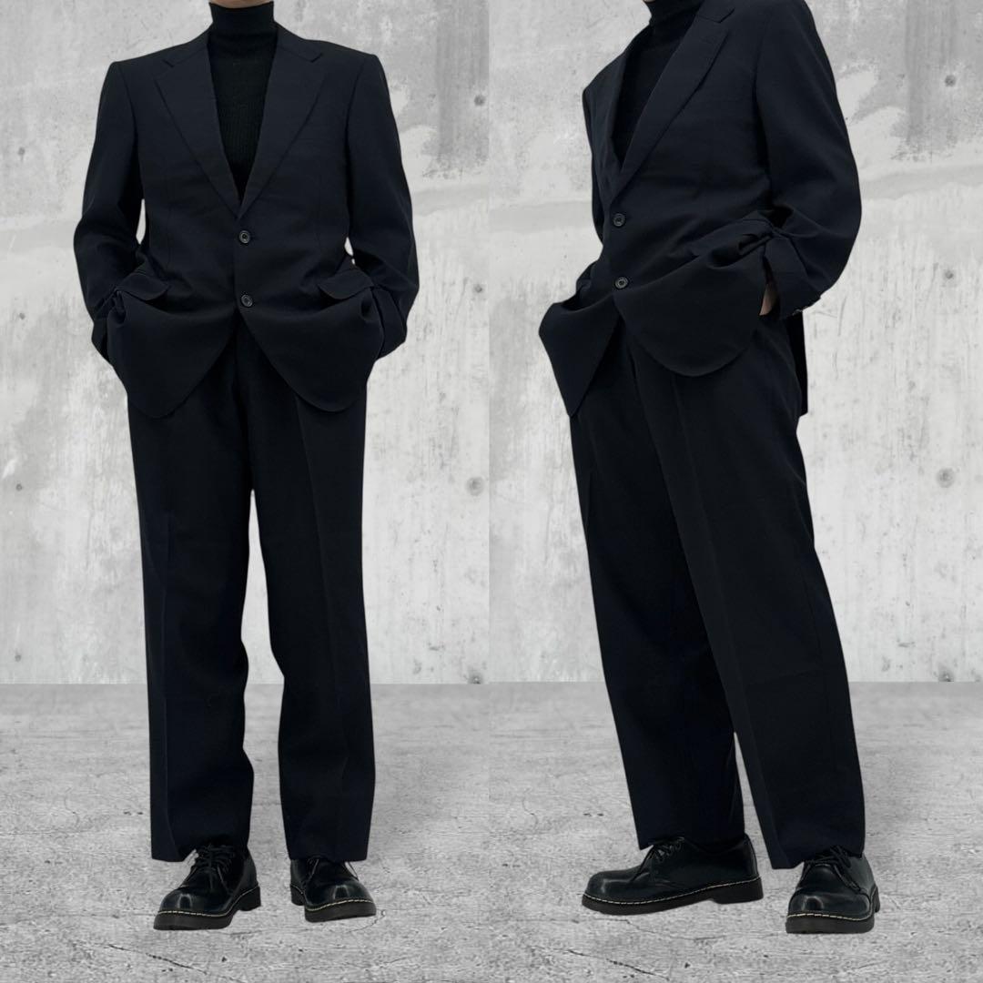 【美品】Burberry バーバリースーツ　セットアップ　ジャケット　黒　L