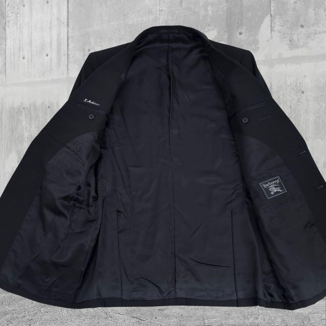 【美品】Burberry バーバリースーツ　セットアップ　ジャケット　黒　L