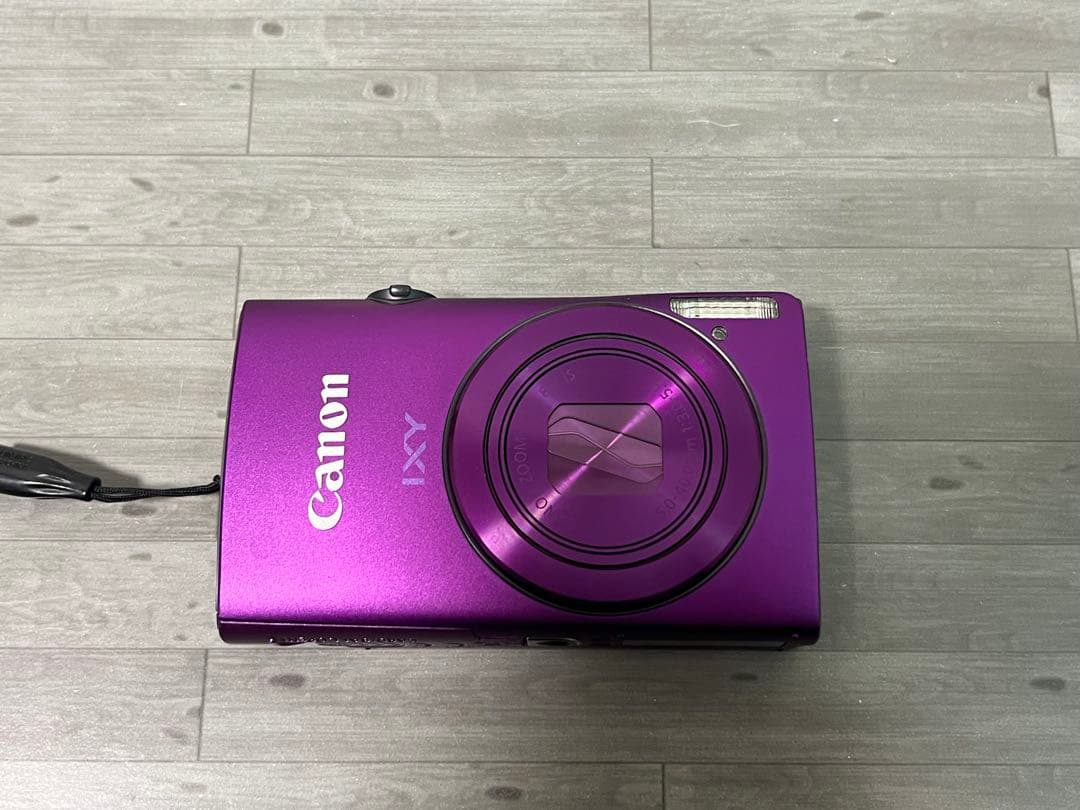 【良品】Canon IXY 600 F デジタルカメラ(パープル)【純正ケース】