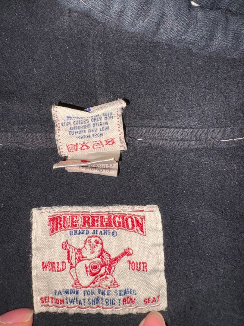 8*様 True Religion ブラック パーカー