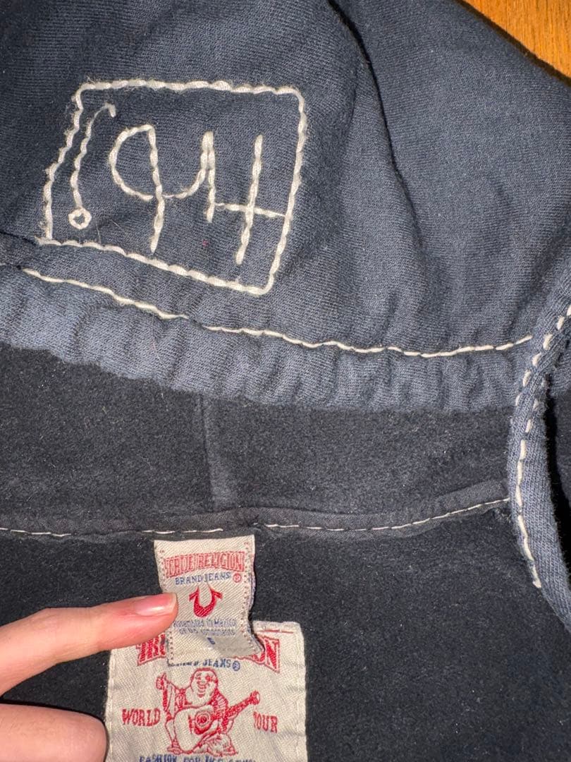 8*様 True Religion ブラック パーカー