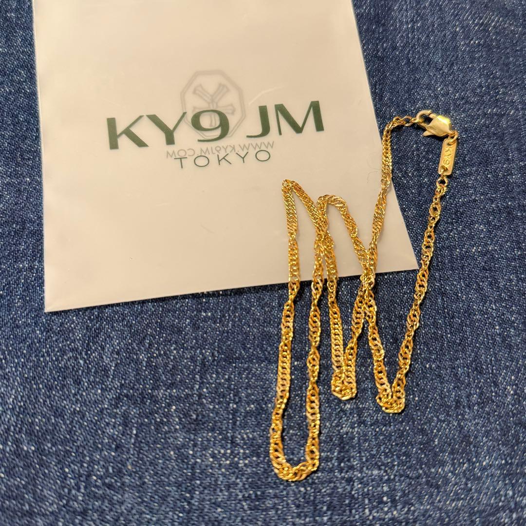 KY9JM Singapore 3mm (Gold) ネックレス 未使用