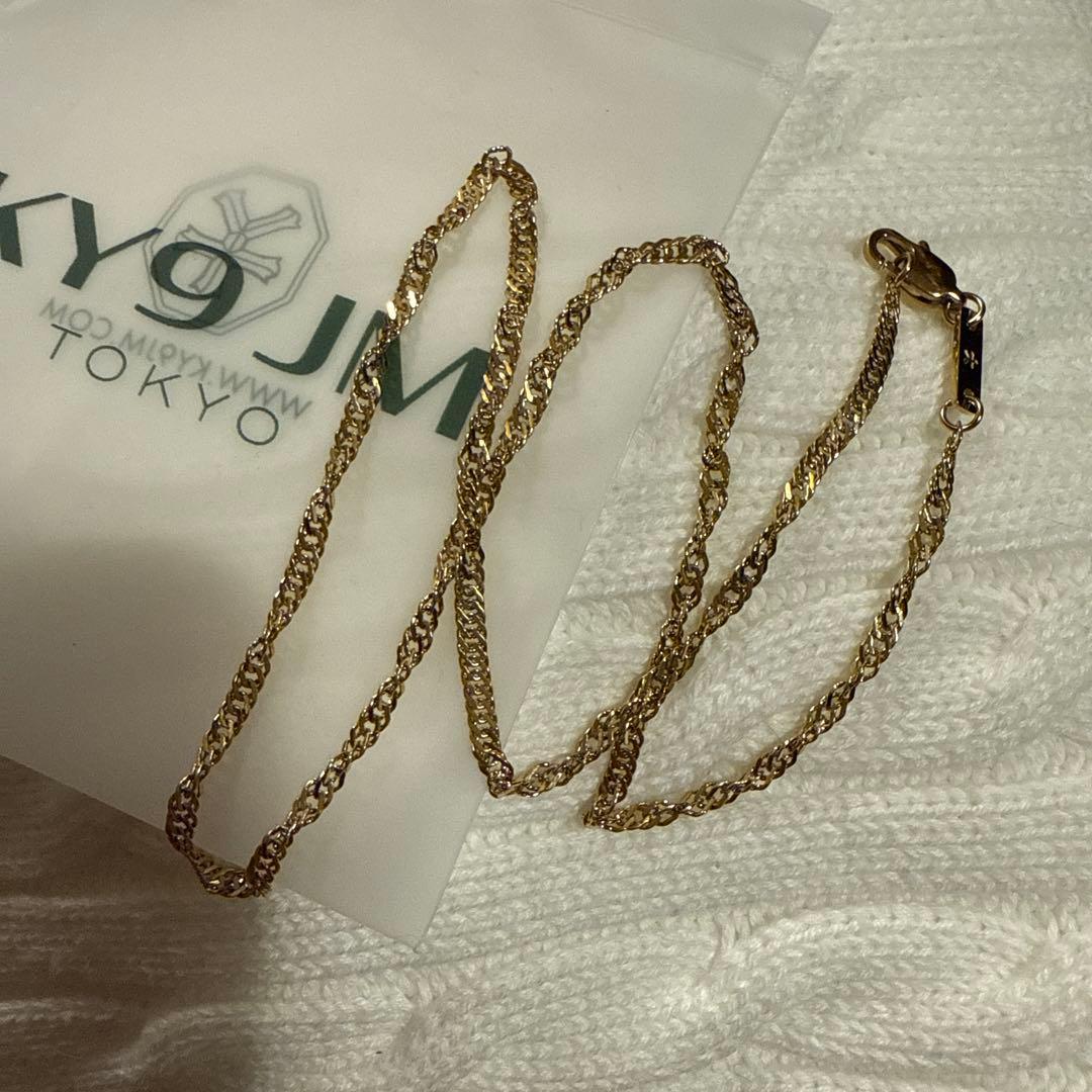 KY9JM Singapore 3mm (Gold) ネックレス 未使用
